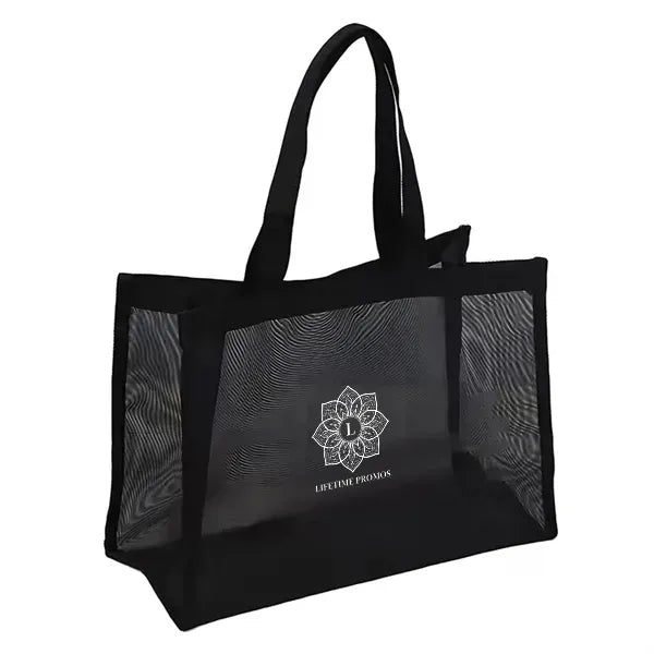 Mesh Shopping Beach Tote Bag