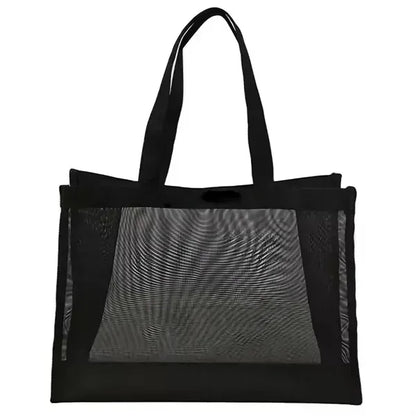 Mesh Shopping Beach Tote Bag