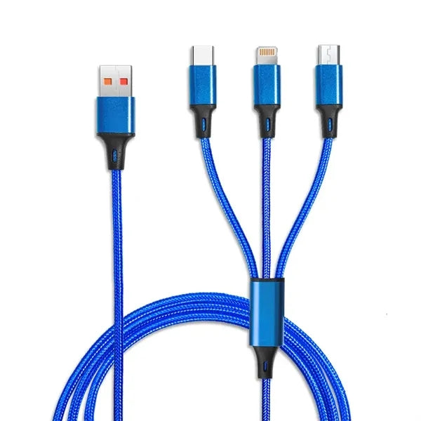 Taft Avenue 3 in 1 Nylon Braided Charging Cable