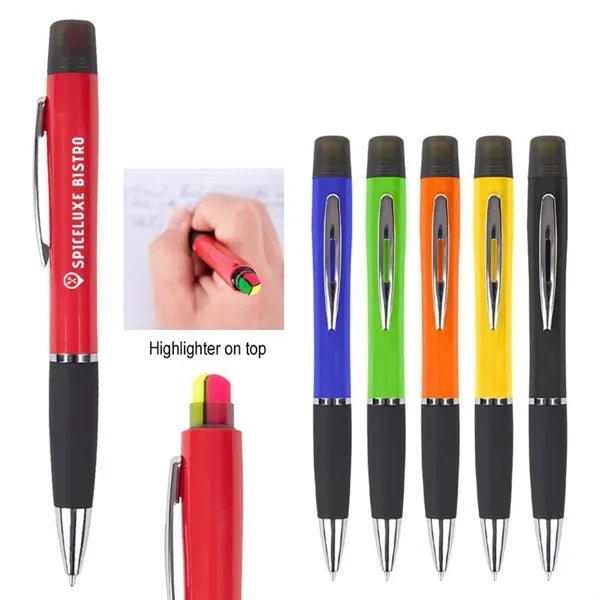 Triple Pen With Highlighter