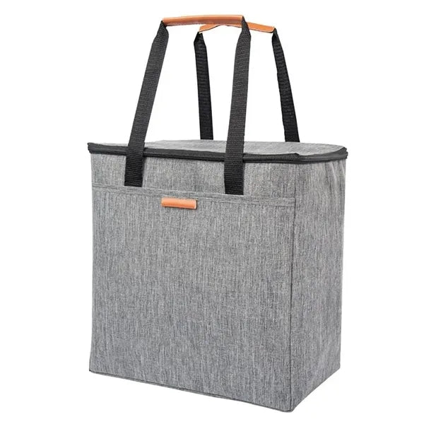 Polyester Heathered Cooler Tote Bag