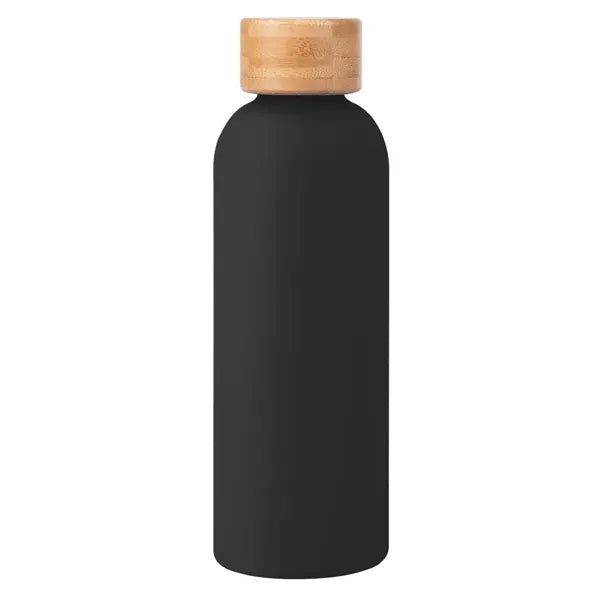 17 Oz. Stainless Steel Bottle With Bamboo Lid