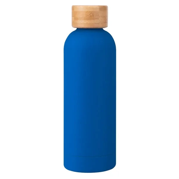 17 Oz. Stainless Steel Bottle With Bamboo Lid