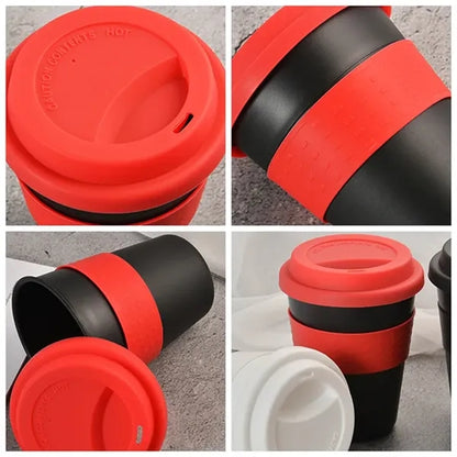 Travel Mug with Silicone Lid