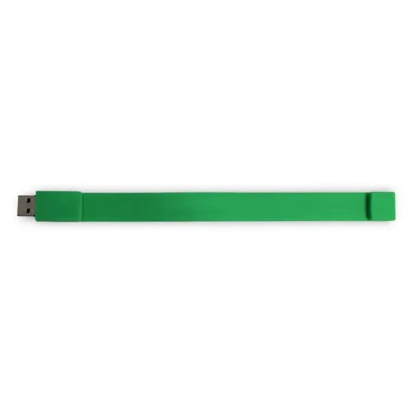 2GB Custom Silicone USB Flash Drive Wristband Bracelet