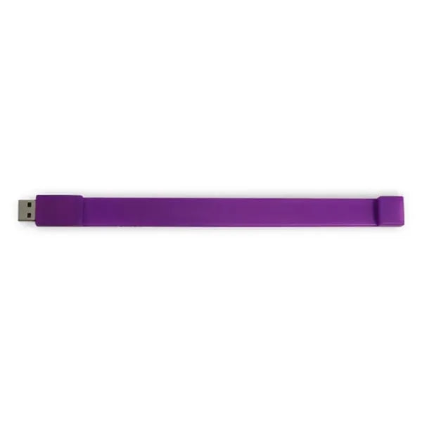2GB Custom Silicone USB Flash Drive Wristband Bracelet