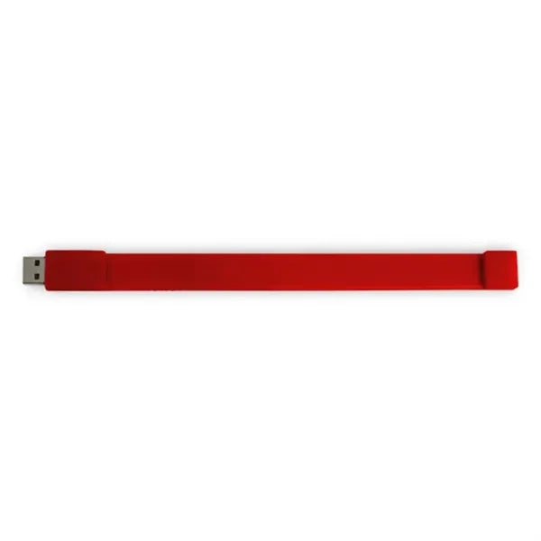 2GB Custom Silicone USB Flash Drive Wristband Bracelet