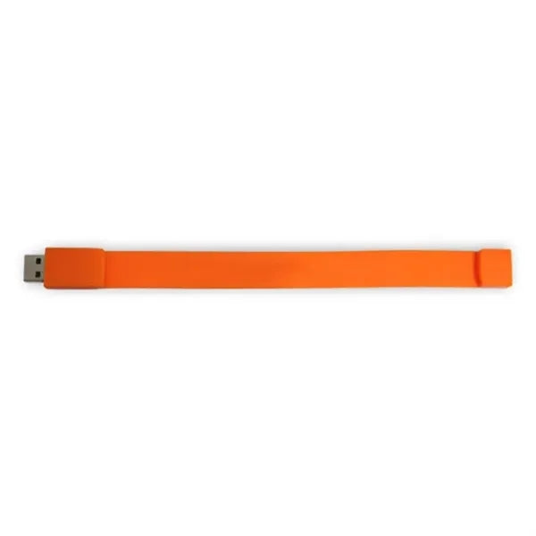 128MB Custom Silicone USB Flash Drive Wristband Bracelet