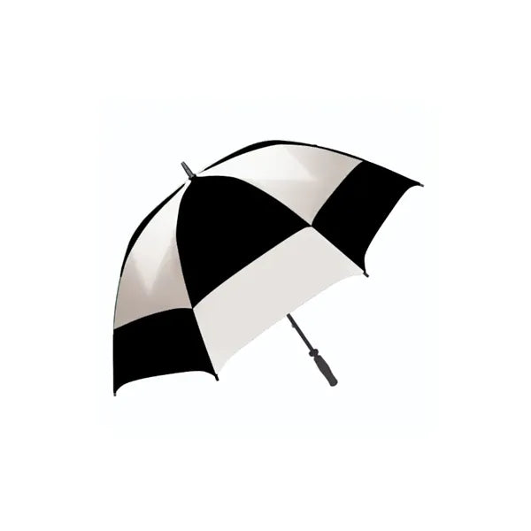 Super-Oversized Vented Checkerboard Golf Umbrella