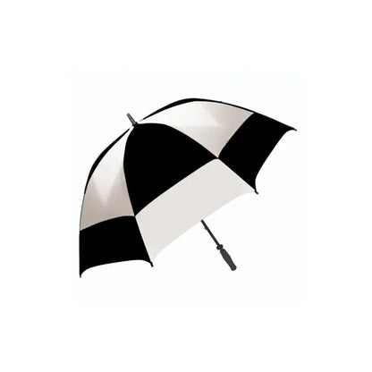 Super-Oversized Vented Checkerboard Golf Umbrella