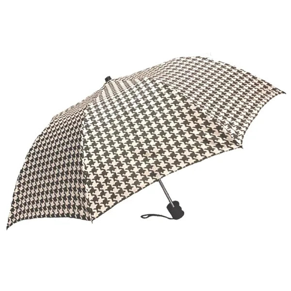 Super Pocket Mini Houndstooth Umbrella
