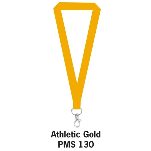 1" FLAT POLYESTER LANYARD