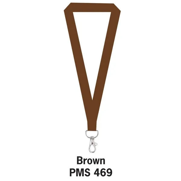 1" FLAT POLYESTER LANYARD