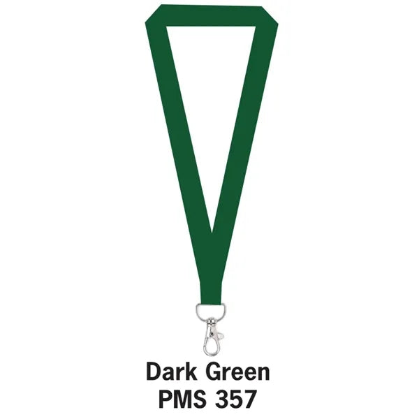 1" FLAT POLYESTER LANYARD