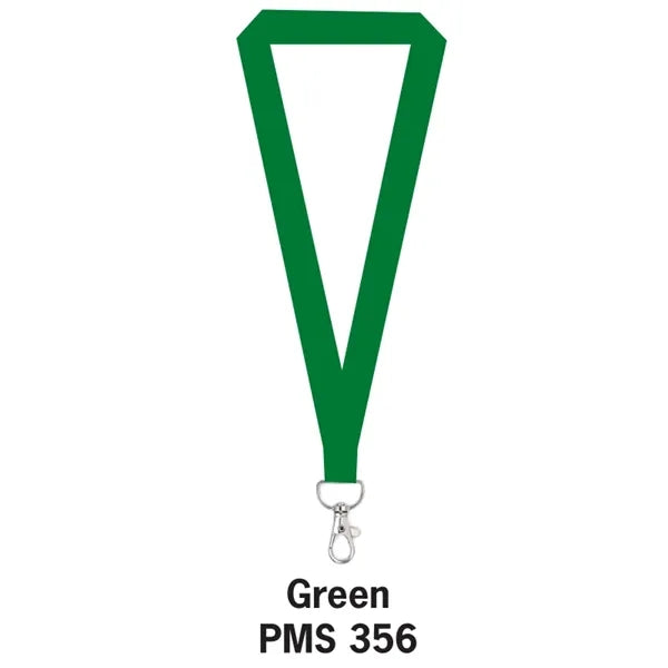 1" FLAT POLYESTER LANYARD