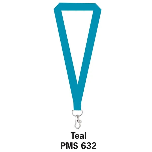 1" FLAT POLYESTER LANYARD