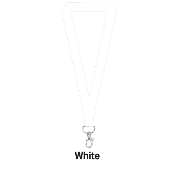 1" FLAT POLYESTER LANYARD