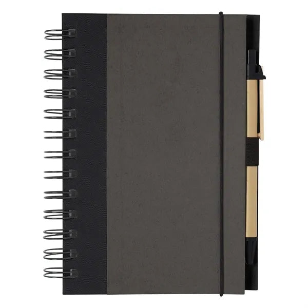 Eco-Inspired 5" X 7" Spiral Notebook & Pen