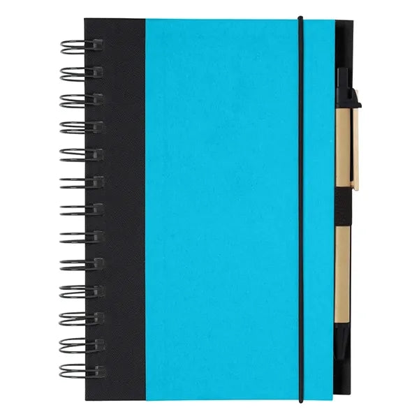 Eco-Inspired 5" X 7" Spiral Notebook & Pen