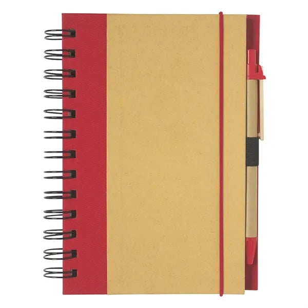 Eco-Inspired 5" X 7" Spiral Notebook & Pen