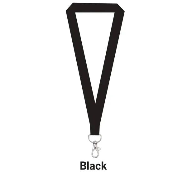 5/8" FLAT POLYESTER LANYARD
