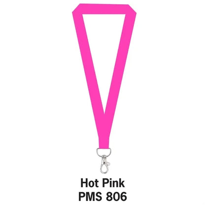 5/8" FLAT POLYESTER LANYARD