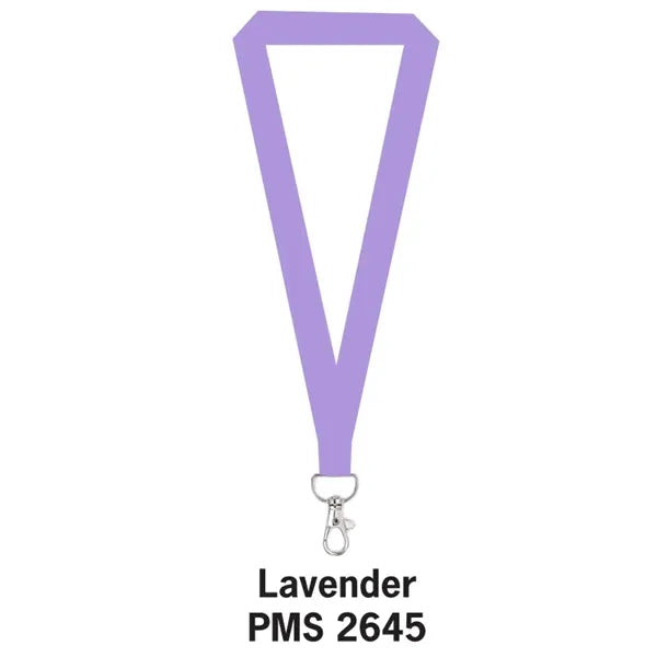 5/8" FLAT POLYESTER LANYARD