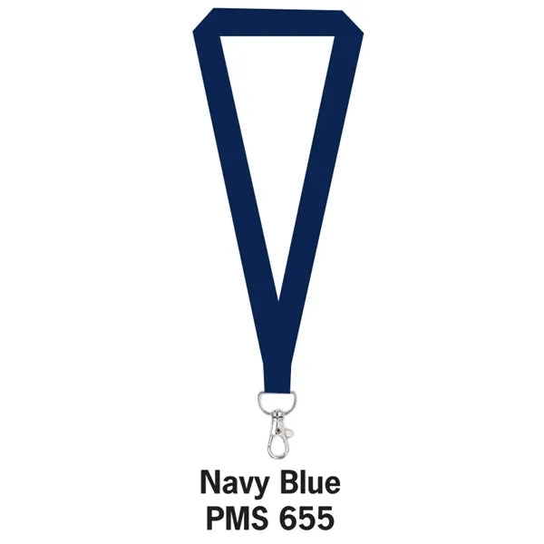 5/8" FLAT POLYESTER LANYARD