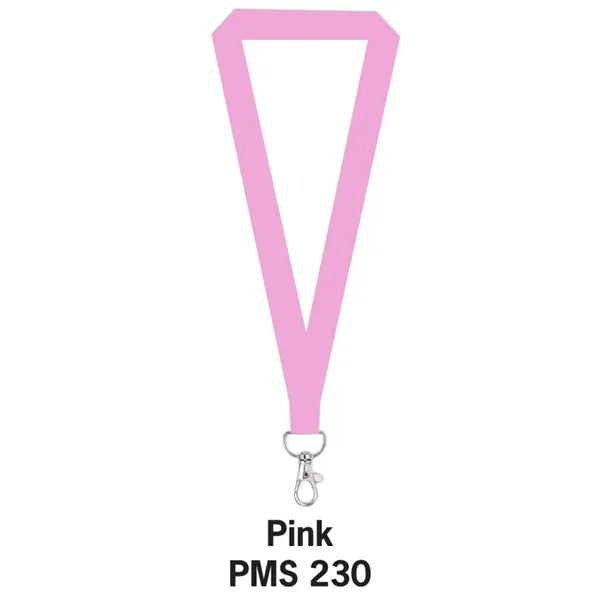 5/8" FLAT POLYESTER LANYARD
