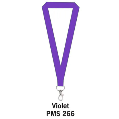 5/8" FLAT POLYESTER LANYARD