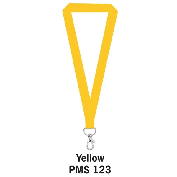 5/8" FLAT POLYESTER LANYARD