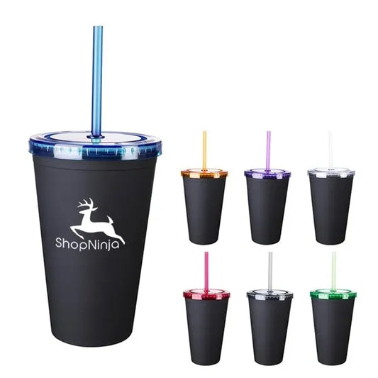 16 Oz. Newport Tumbler with Straw