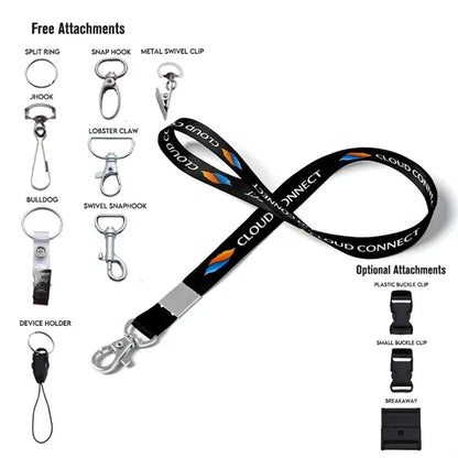 1/2" DYE SUBLIMATED LANYARD