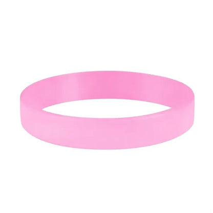 1/2" Embossed Silicone Wristband