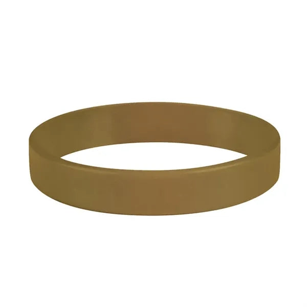 1/2" Embossed Silicone Wristband