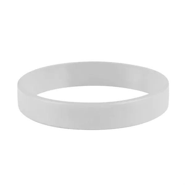 1/2" Embossed Silicone Wristband