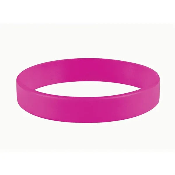 1/2" Embossed Printed Silicone Wristband