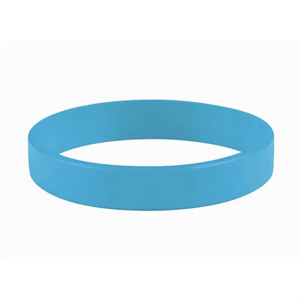 1/2" Embossed Printed Silicone Wristband