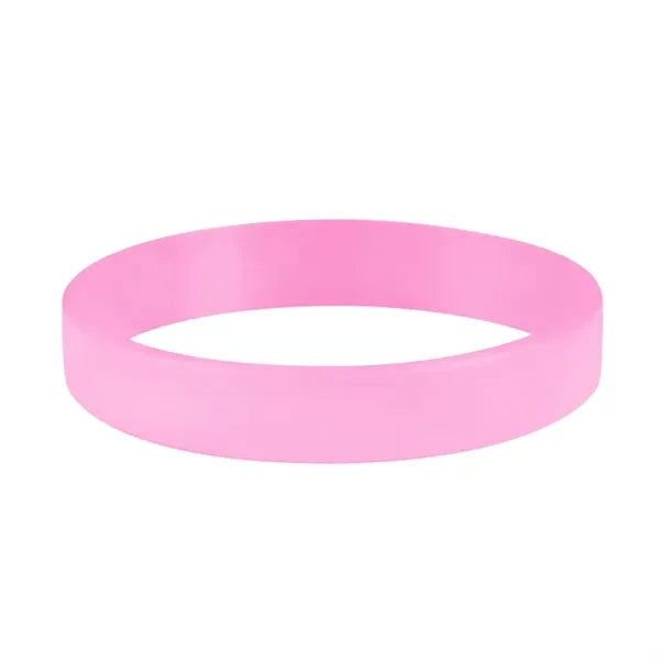 1/2" Embossed Printed Silicone Wristband