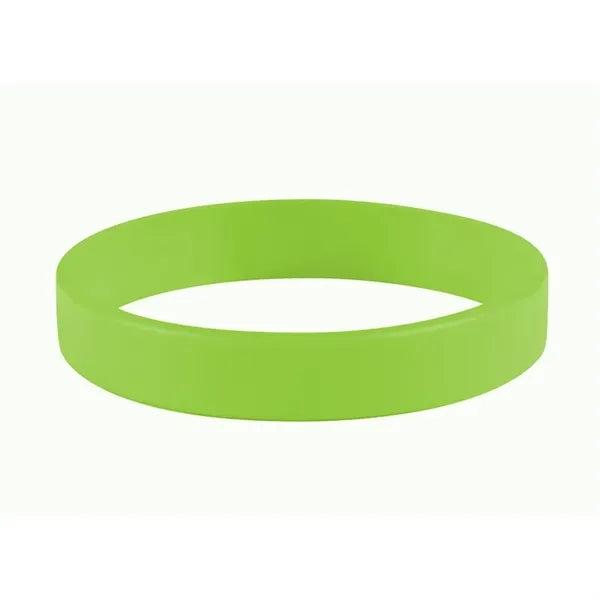 1/2" Embossed Printed Silicone Wristband