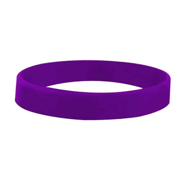 1/2" Embossed Printed Silicone Wristband