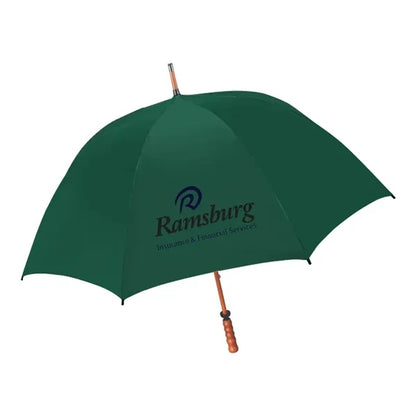62" The Eagle Wood Shaft Golf Umbrella
