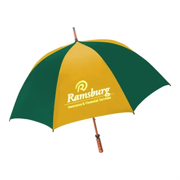 62" The Eagle Wood Shaft Golf Umbrella
