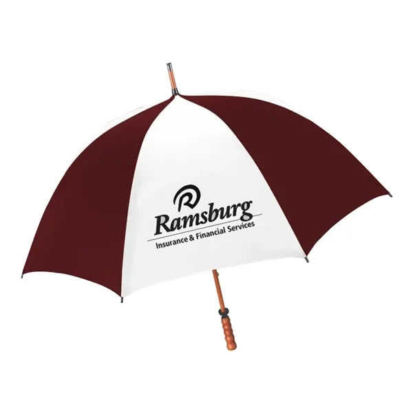 62" The Eagle Wood Shaft Golf Umbrella