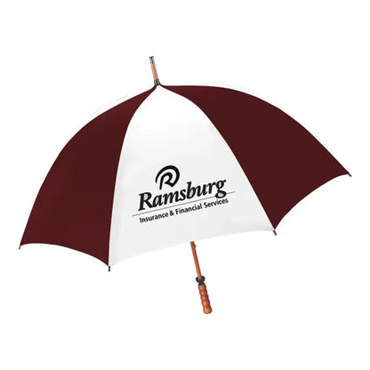 62" The Eagle Wood Shaft Golf Umbrella