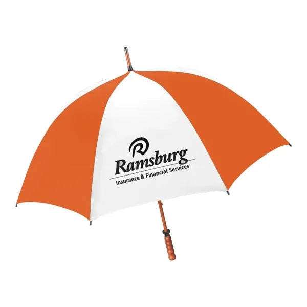 62" The Eagle Wood Shaft Golf Umbrella