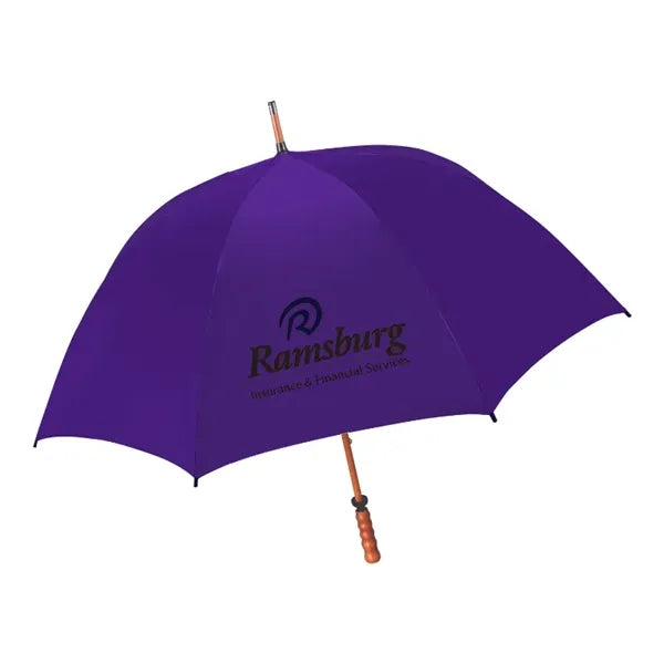 62" The Eagle Wood Shaft Golf Umbrella