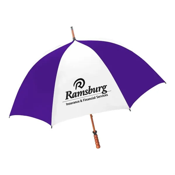 62" The Eagle Wood Shaft Golf Umbrella