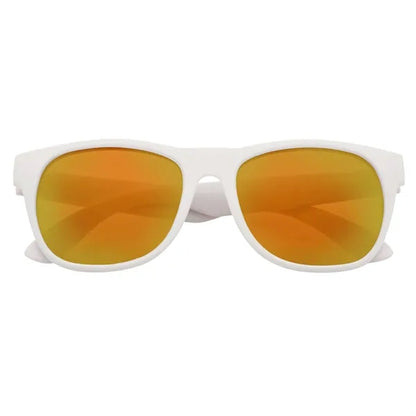Rubberized Mirrored Malibu Sunglasses