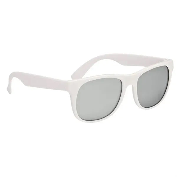 Rubberized Mirrored Malibu Sunglasses